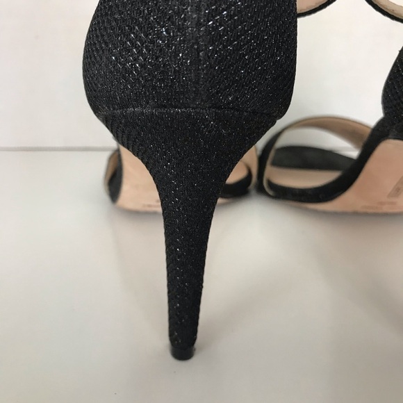 Vince Camuto Court Black Ankle Strap Sandals - Picture 9 of 14